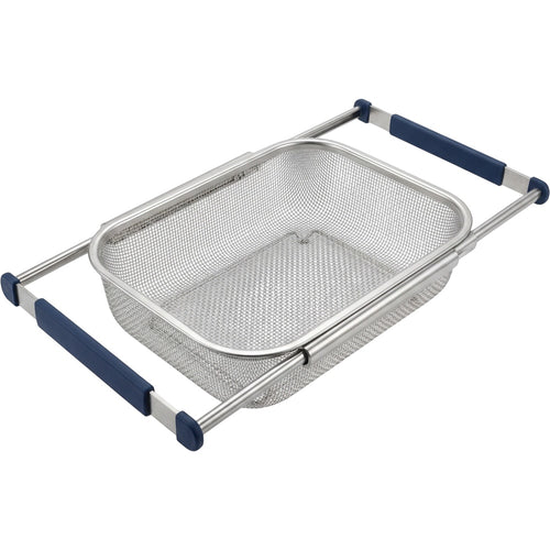 Pndkv Expandable Over Sink Mesh Draining Basket 39-58 cm Navy Grips - Product view