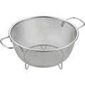 Pndkv Round Fine Mesh Colander with Two Handles and Three Feet 26 cm - Product view
